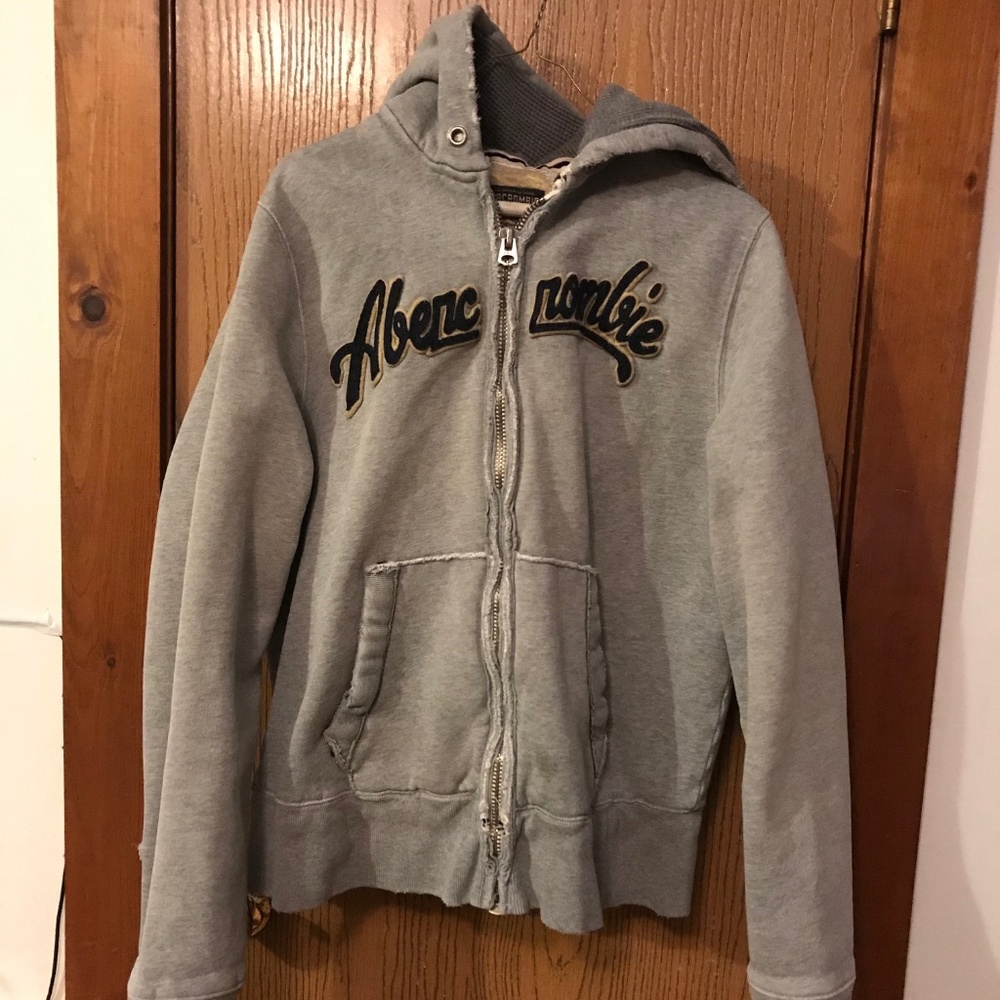 Vintage Abercrombie Thermal Lined Full Zip Hoodie / Jacket